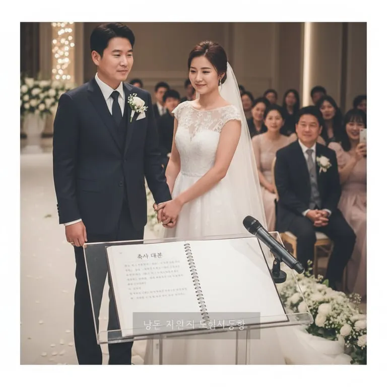 결혼식 축사 대본 작성 팁, 친구 부모님 지인별 감동적인 축사 예시 문구와 낭독 시 주의사항 모음